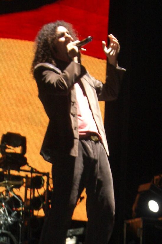 Serj Tankian has gained a reputation for his large vocal range along with his unusual delivery.