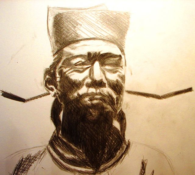 Modern artist's illustration of Shen Kuo