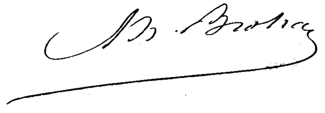 signature de Madeleine Brohan