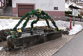 Village fountain