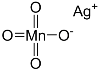 <span class="mw-page-title-main">Silver permanganate</span> Chemical compound