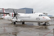 ATR 72-500 in Virgin Australia livery. Skywest Airlines ATR72 in Toulouse.jpg