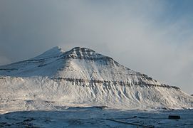 Slættaratindur (882 m), the highest mountain of the Faroes