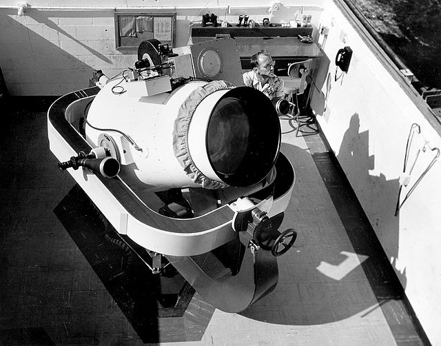 The Baker-Nunn satellite tracking camera.