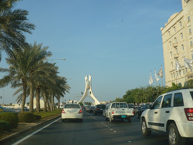 Sports Roundabout in Al Sadd.