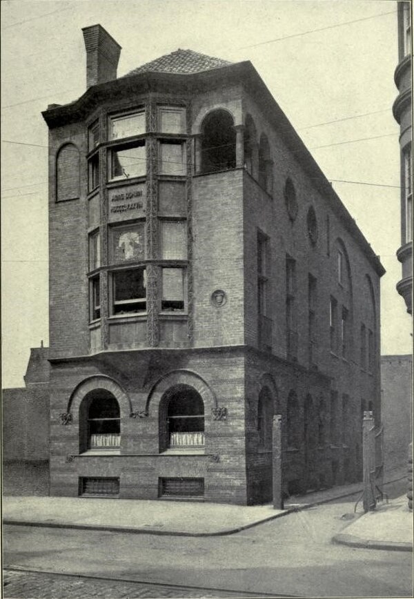 1889 Delta chapter house and St Anthony Club of Philadelphia