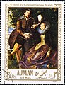 Stamp of Ajman - 1968 - Colnect 642958 - RUBENS Rubens et Isabelle Brandt.jpeg