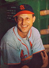 Stan Musial has become the most recognized name for the St. Louis Cardinals and is also considered to be the most consistent hitter of his era. Stan Musial 1953.jpg