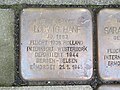 der Stolperstein für Ludwig Hanf