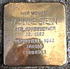 Stumbling Stone Meinerzhagen Kirchstrasse 22 Pauline Stern
