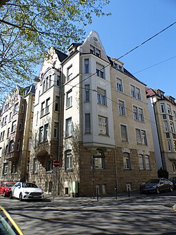 Stuttgart, Theobald-Kerner-Straße 14, Mietshaus