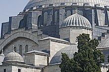 Details of Suleymaniye Mosque, one of the best examples of Ottoman architecture Suleymaniye Mosque 1392.jpg
