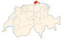 Switzerland Locator Map SH.svg