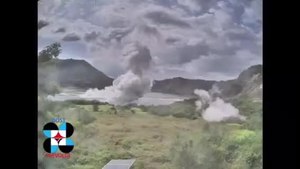 ملف:Taal volcano 2020 eruption captured using IP camera.webm