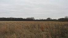 Fields in the Stawtown Koteewi Park near the White River and west of Strawtown in White River Township, Hamilton County, Indiana, United States. Taylor Ten Site overview.jpg