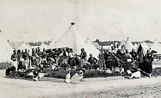 Zouave kampının fotoğrafı.