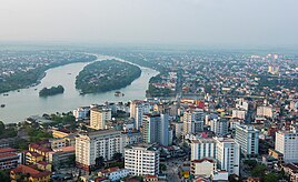 Aerial view of Hue
