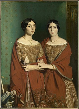 <i>The Two Sisters</i> (Chassériau) Painting by Théodore Chassériau
