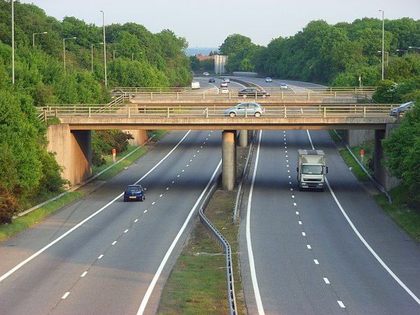 The northern end of the A404(M)