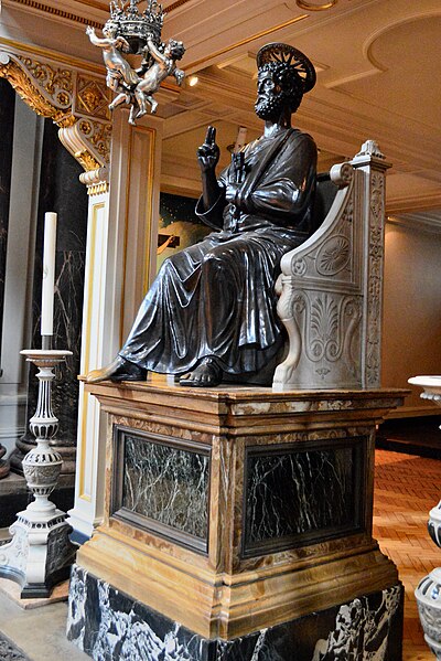 File:The Oratory of S Philip Neri, St Peter statue.jpg