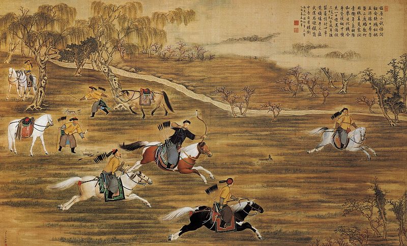 File:The Qianlong Emperor Hunting Hare.jpg