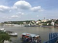 Miniatuur voor Bestand:The river Sava from the Branko's Bridge in Belgrade in Belgrade.jpg