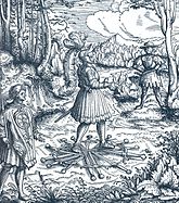 Woodcut for chapter 118 of Theuerdank after Hans Burgkmair