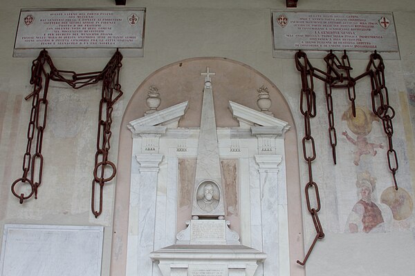 Chains from Porto Pisano taken by Genoa (returned in 1860 to Pisa)