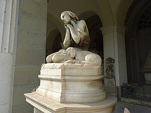 Santo Varni, pomnik nagrobny Giuditty Varni (1873)