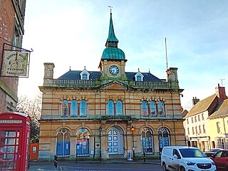 <span class="mw-page-title-main">Towcester Town Hall</span> Municipal building in Towcester, Northamptonshire, England