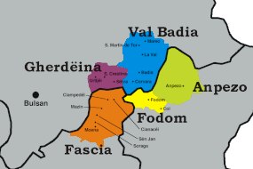 Towns of Ladinia (in ladin).gif