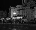 Čeština: Tramvaj č. 20 v zastávce Malostranské náměstí v noci. Praha. English: Tram no. 20 at Malostranské náměstí tram stop at night, Prague, Czech Republic.