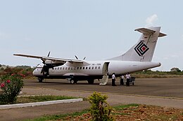 Trigana Air Service ATR-42v PK-YRN at Labuan Bajo Airport.jpg