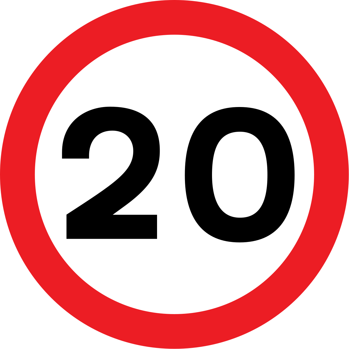 Дорожный знак ограничение скорости 30 км. 3.24 «Ограничение максимальной скорости» 20. Знак 20. Знак 20 км/ч.