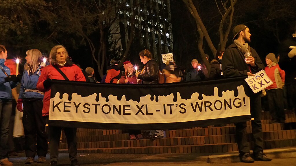 Portland Activists protest Keystone Oil Pipeline