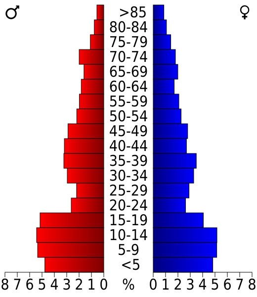 File:USA Thurston County, Nebraska age pyramid.svg