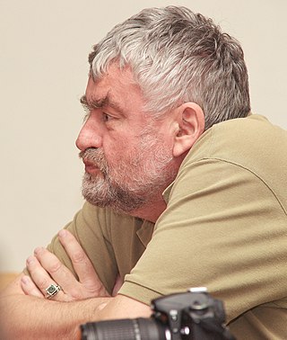 <span class="mw-page-title-main">Uładzimir Arłou</span> Belarusian writer and politician