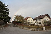 Čeština: Ulice Borová v Prachaticích, jižní Čechy. English: Borová street in Prachatice, South Bohemian Region, Czechia.