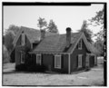VIEW OF JAMES A. THOMPSON HOUSE, HOUSE NO. 19, FACING SOUTHEAST. - James A. Thompson House, Rainier Avenue, Port Gamble, Kitsap County, WA HAER WA-146-3.tif