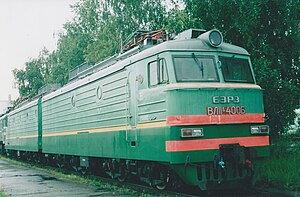 ВЛ11К-400 на территории депо кольца ВНИИЖТ