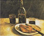 Van Gogh - Stillleben mit Flasche, Zwei Gläsern, Käse und Brot.jpeg