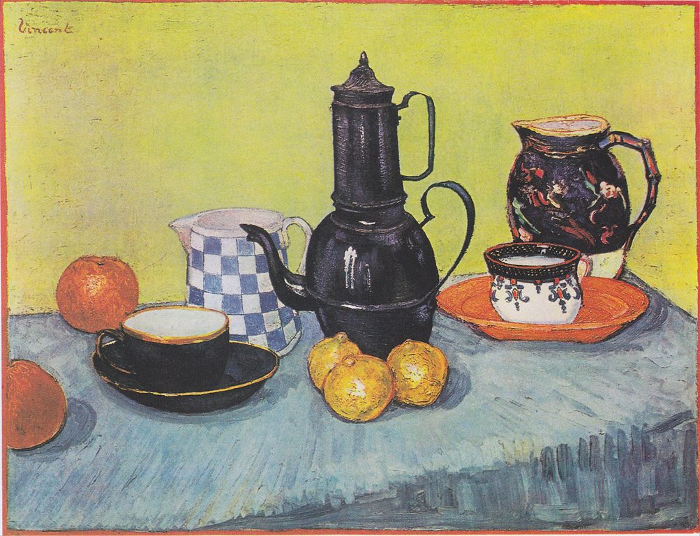 File:Van Gogh - Stillleben mit Kaffeekanne, Geschirr und Früchten 