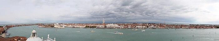 Venise aujourd'hui - Vue depuis le campanile San Giorgio Maggiore.