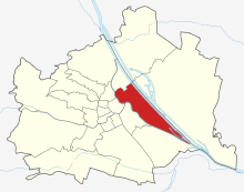 Location of Leopoldstadt in Vienna (clickable map)