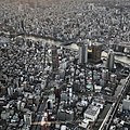 Vista de Sumida da Tokyo Skytree