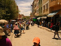 A street in Villazón