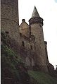 Le château de Vitré : détail des murailles du côté nord