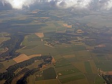 Luchtfoto van Hautefontaine.