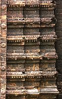 Terracotta panels at Jora deul