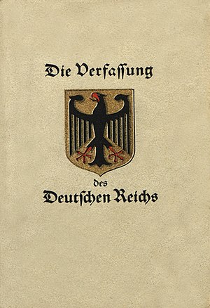 Weimarer Verfassung: Geschichte der Verfassung, Inhalt der Verfassung, Bewertung